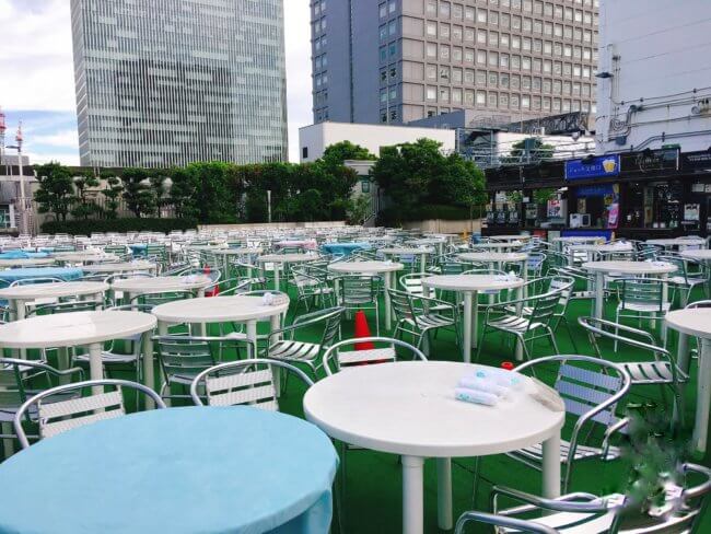 そごうビアガーデン横浜19 予約 口コミ 混雑 雨天時 メニュー 常連がお伝えします 子なし専業主婦の楽しい生活